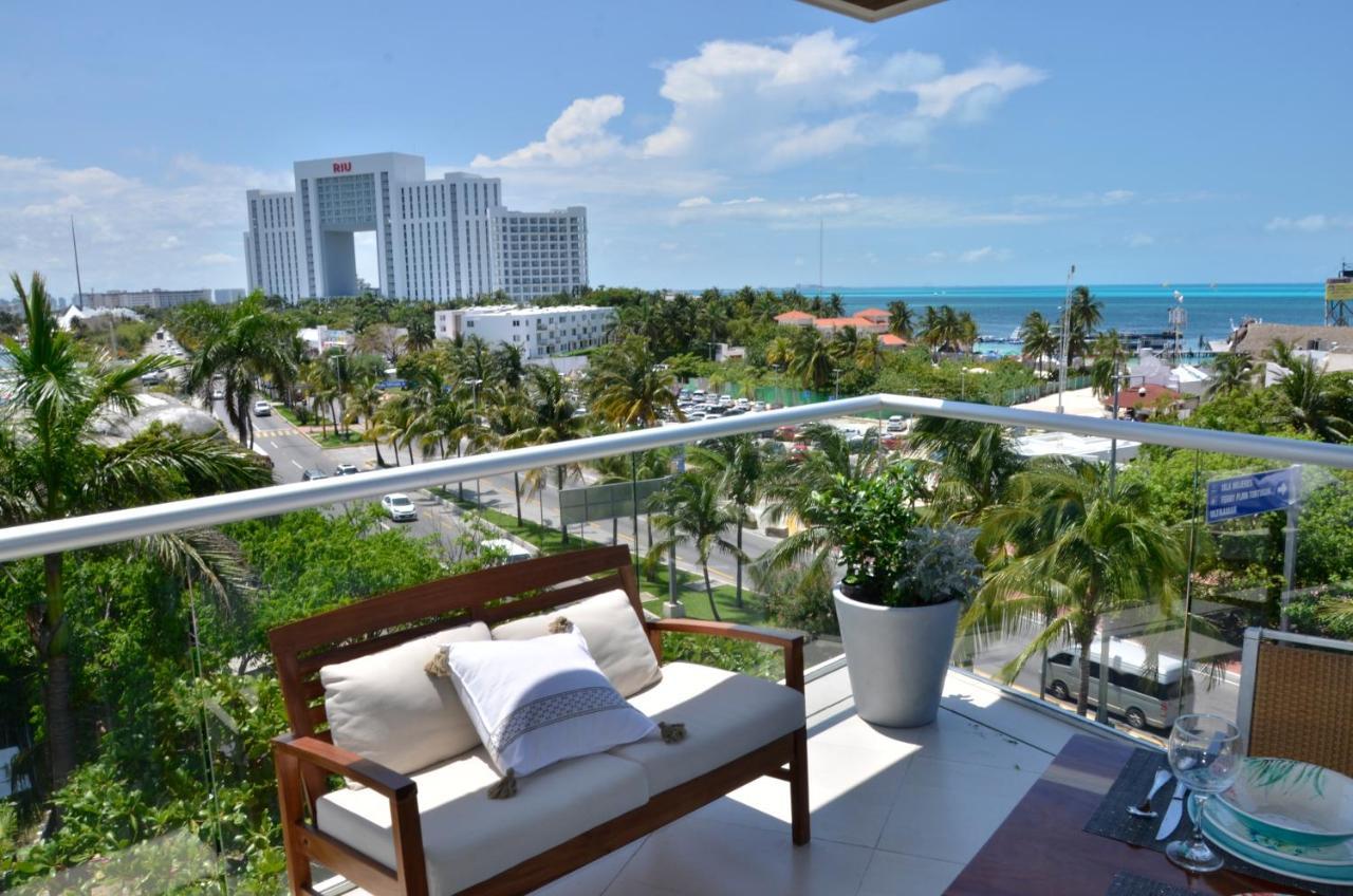 Takh Sea View Apartment Канкун Экстерьер фото