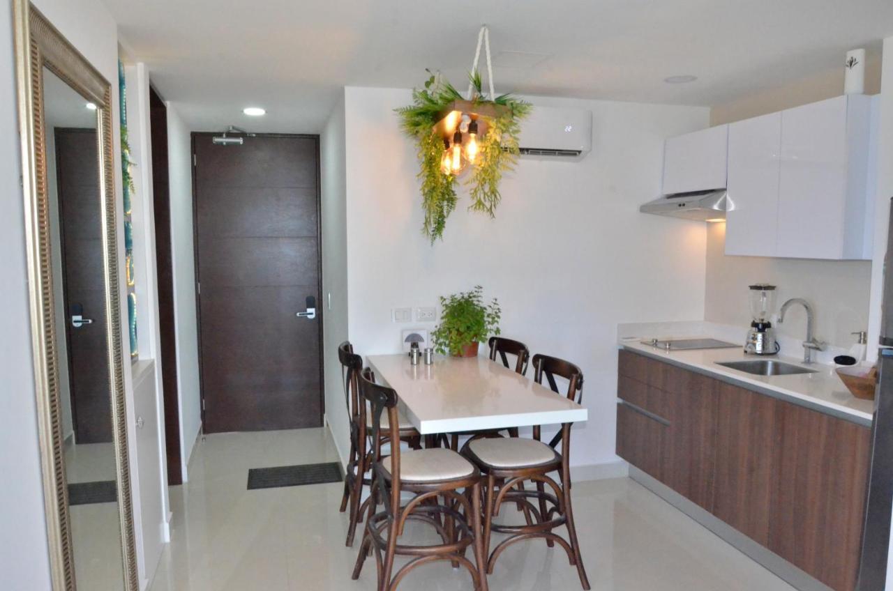 Takh Sea View Apartment Канкун Экстерьер фото